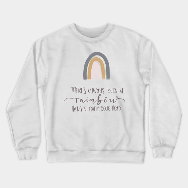 Rainbow Crewneck Sweatshirt by The Letters mdn